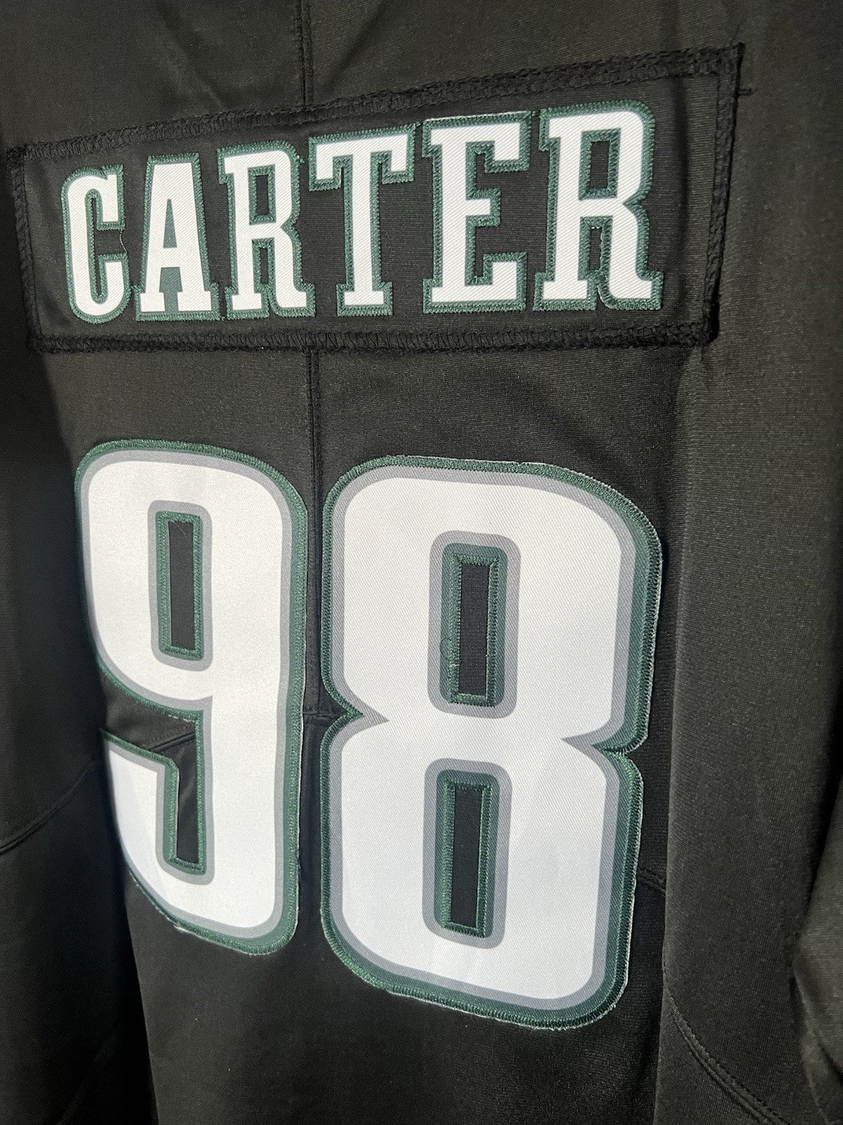 Philadelphia Eagles Jalen Carter Black Jersey NWT size XL
