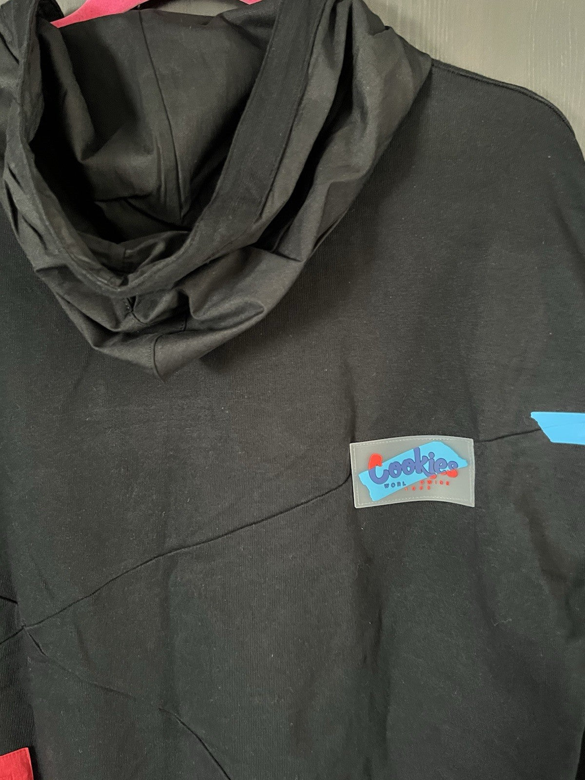 Cookies Hoodie Mens L Black All Conditions Hoodie Pullover Colorblock SF