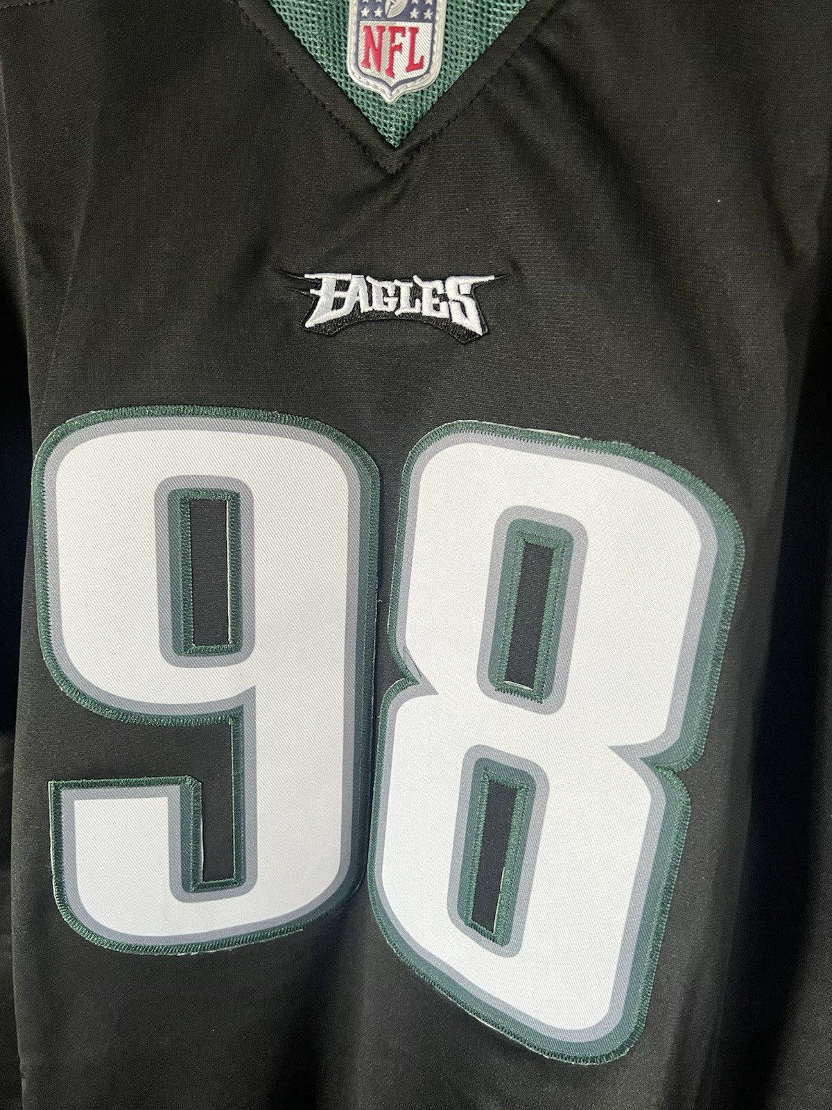 Philadelphia Eagles Jalen Carter Black Jersey NWT size XL