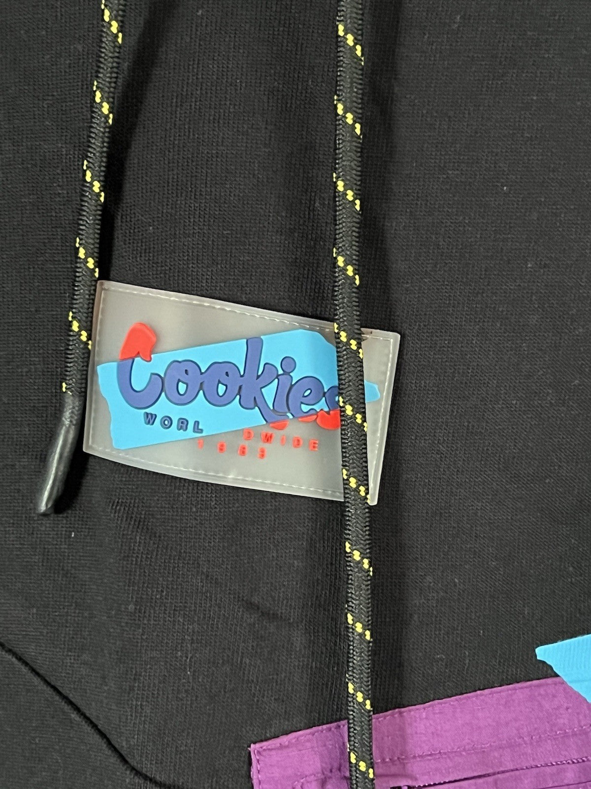 Cookies Hoodie Mens L Black All Conditions Hoodie Pullover Colorblock SF