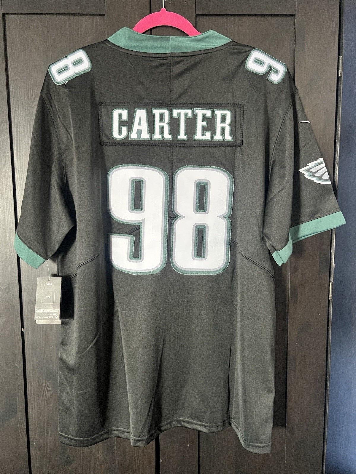 Philadelphia Eagles Jalen Carter Black Jersey NWT size XL