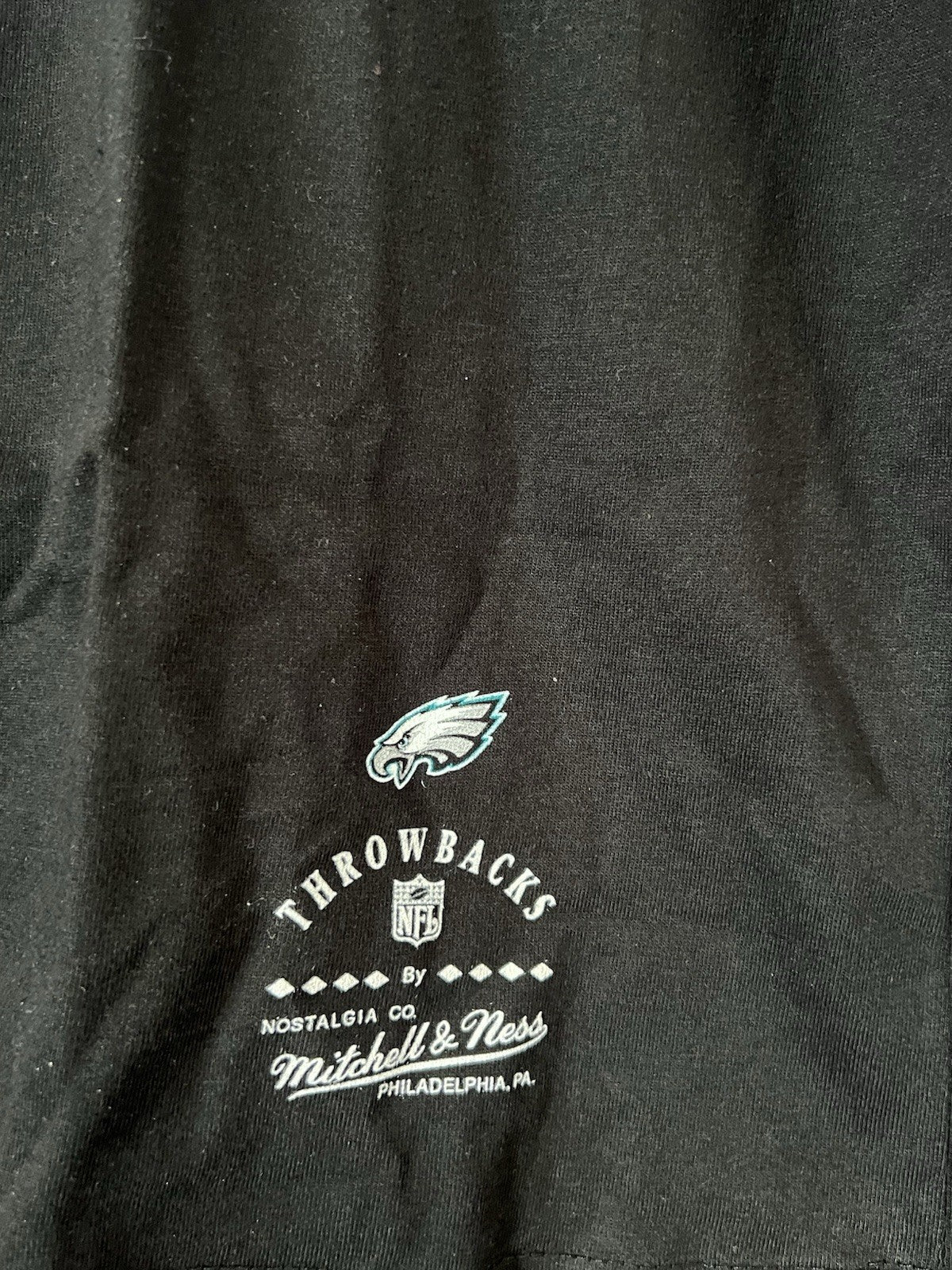 Brian Dawkins Mitchell & Ness Philadelphia Eagles T Shirt New Black XXL BigTall